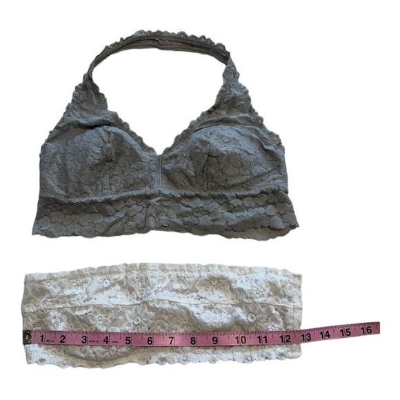 Aerie Strapless Lace Bra & Bralette Bundle - Size Medium - Picture 6 of 10